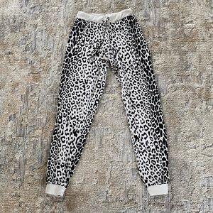 Cheetah print joggers